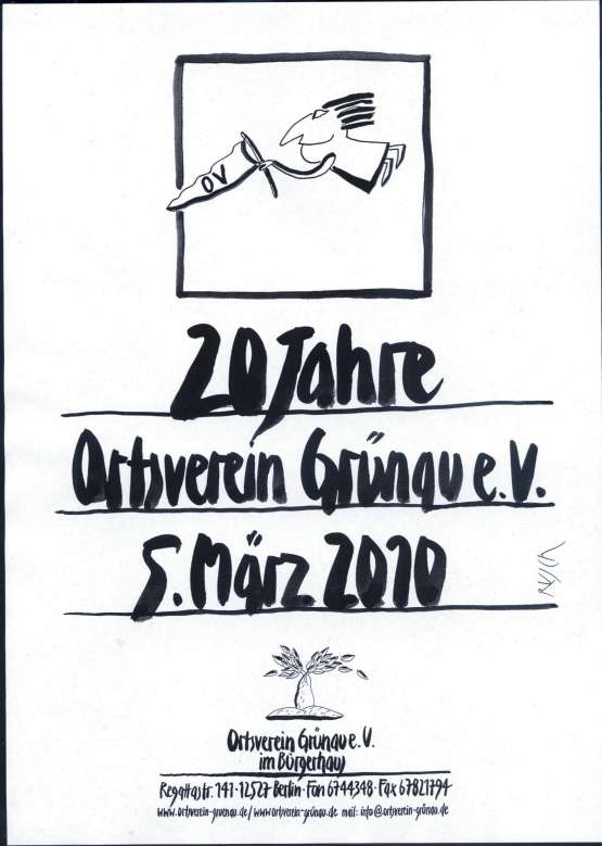 20 Jahre Ortsverein Grünau e.V.