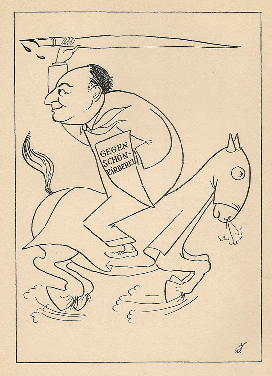 Stefan Heym - Karikatur von Elizabeth Shaw Stefan Heym - Karikatur von Elizabeth Shaw